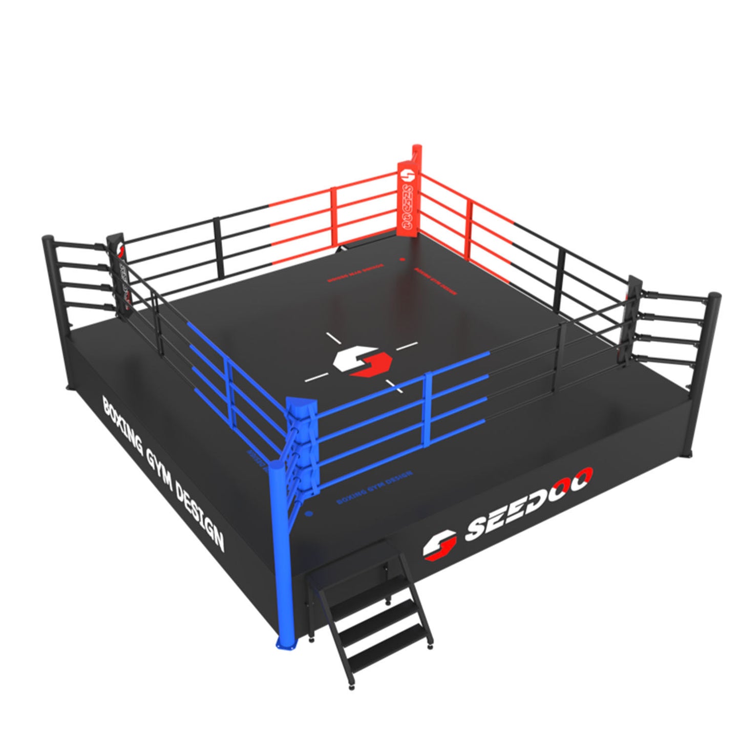The boxing ring is suitable for wrestling, Sanda, kickboxing, MMA