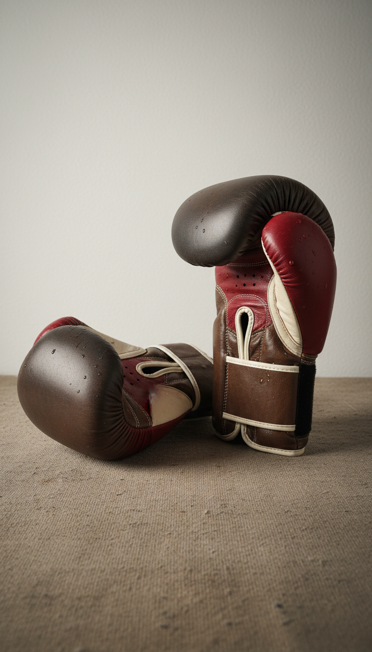 Full-Grain Leather Boxing Gloves