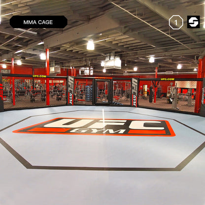 MMA professional boxing event octagon cage