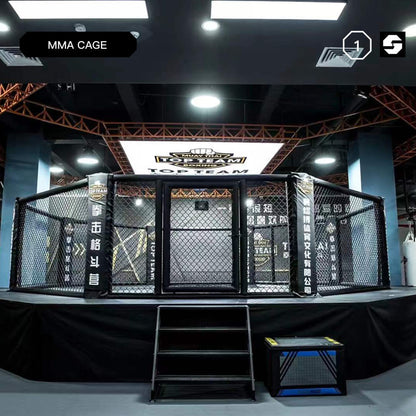 MMA professional boxing event octagon cage