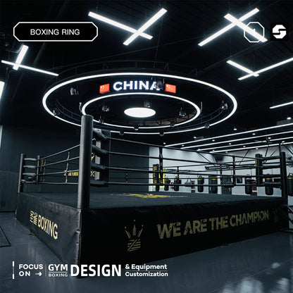The boxing ring is suitable for wrestling, Sanda, kickboxing, MMA
