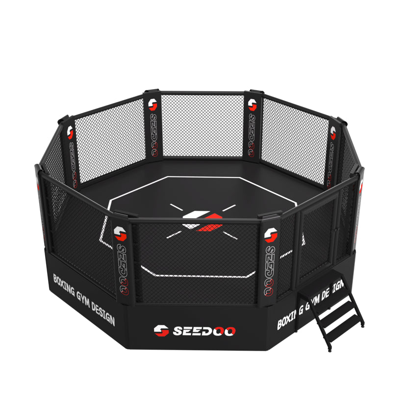 MMA professional boxing event octagon cage