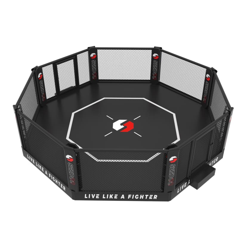 MMA professional boxing event octagon cage