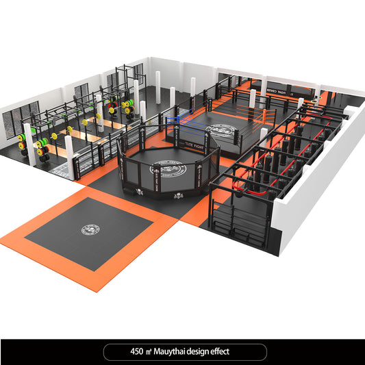 Muay Thai Gym Fitness Studio Overall Solution Design Customization, Boxing Club Equipment Customization