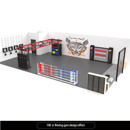 MMA Gym Fitness Studio Overall Solution Design Customization, Boxing Club Equipment Customization