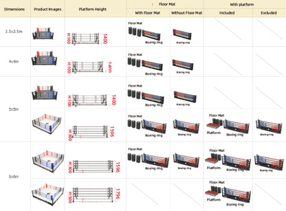 Foldable Boxing Ring – Customizable MMA & Boxing Training Ring